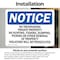 Signmission No Trespassing Private Property No Hunting OSHA Notice Sign, Vinyl Decal, 7in W x 5in L, 2PK OS-2PACK-NS-D-57-L-14972 - alternate 6